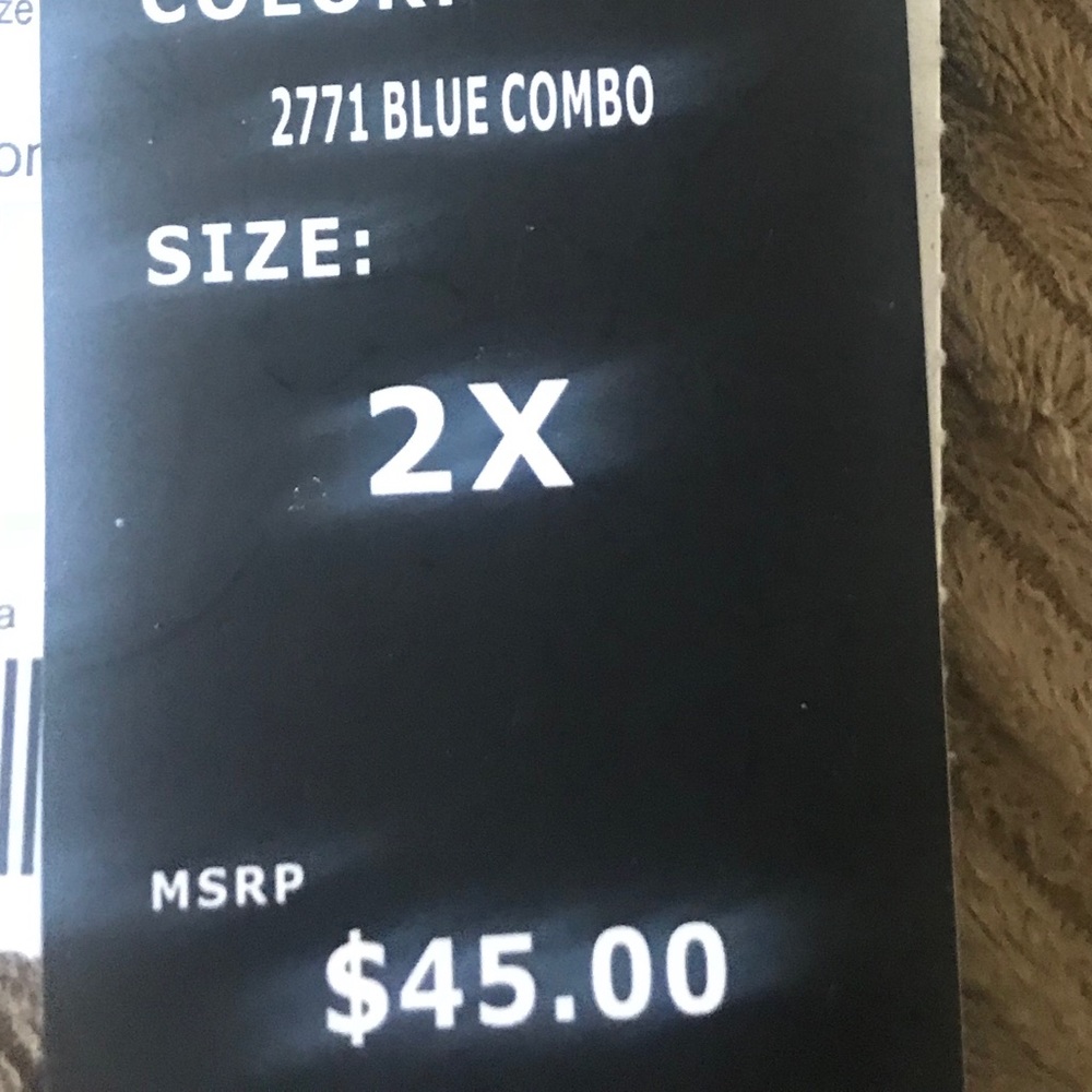 Blue and white skirt